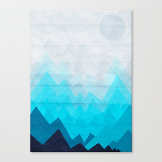 Ice Mounts Canvas Print