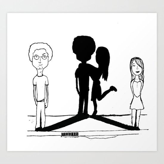 Shadows Art Print