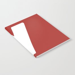 y (White & Maroon Letter) Notebook