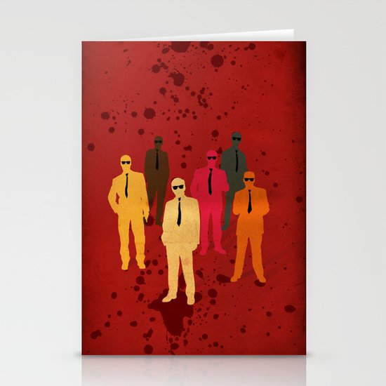 Six Angry Dogs Stationery Cards