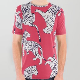Tiger Pattern 004 All Over Graphic Tee