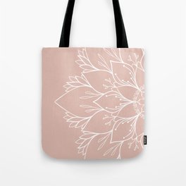 Botanical Mandala - Delicate & Floral Tote Bag
