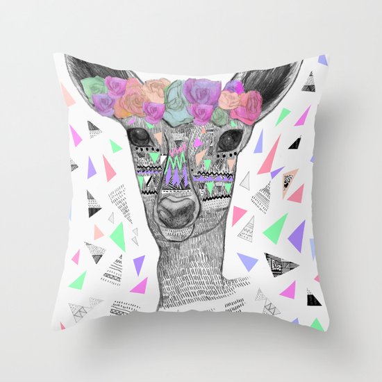 BLOWN A WISH Throw Pillow