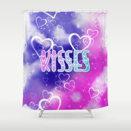 Dreamy Kisses Shower Curtain