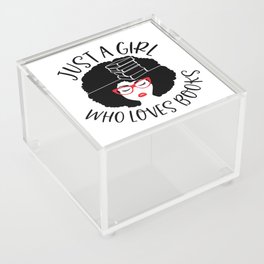 Just A Girl Who Loves Books Acrylic Box