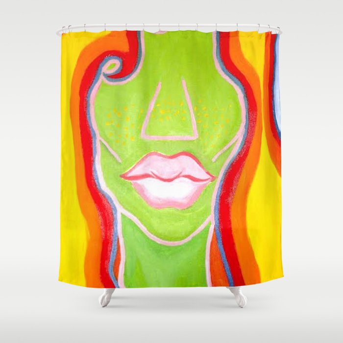 Rainbow Lady Shower Curtain