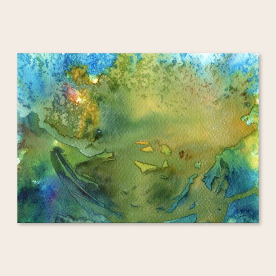 Grün Canvas Print