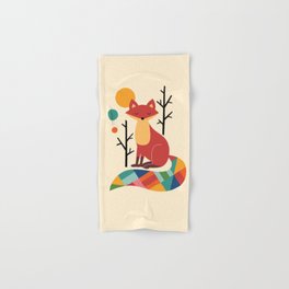 Rainbow Fox Hand & Bath Towel