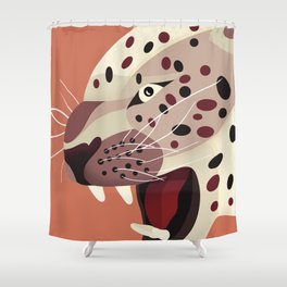 Leopard - wildlife  Shower Curtain