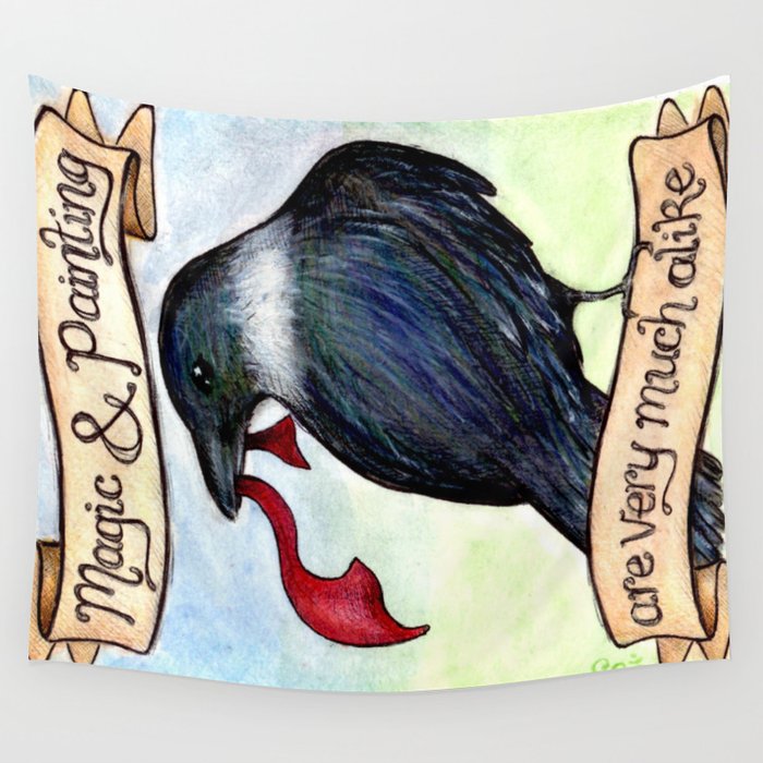 Kiki S Delivery Service Illustration Ursula Wall Tapestry By