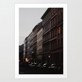 Twilight Hours in Berlin Art Print