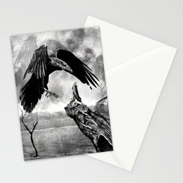 Raven Stationery Card
