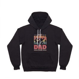 Best baseball dad ever retro Fathers day 2022 gift Hoody