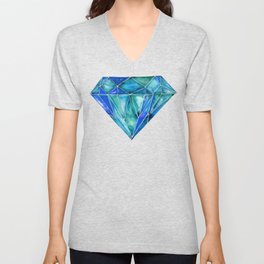 Aquamarine V Neck T Shirt