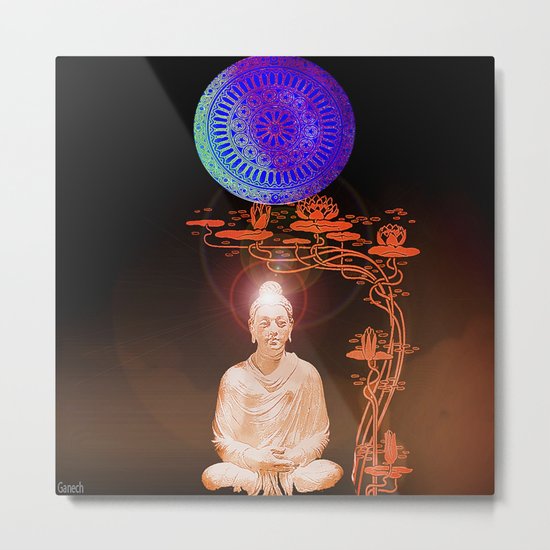 Buddha's illumination Metal Print