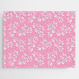 White Flowers Jigsaw Puzzle