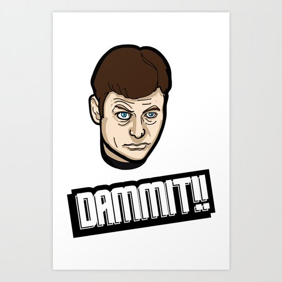 Dammit!! Art Print