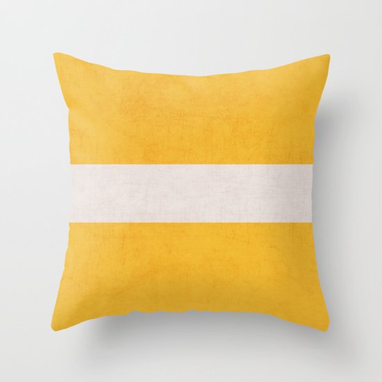 yellow classic Throw Pillow