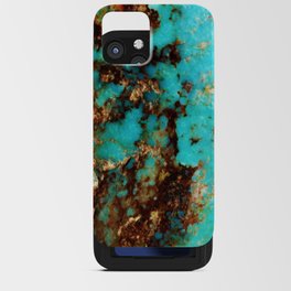 Turquoise I iPhone Card Case