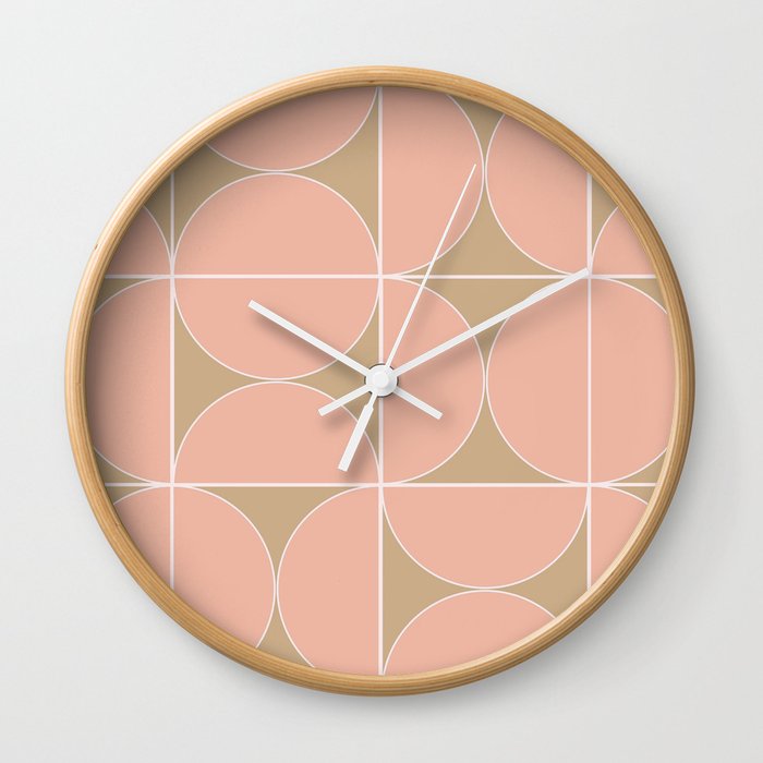 №3 Peach garden  Wall Clock