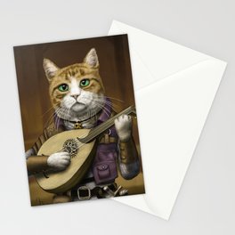 Bard Cat Stationery Card