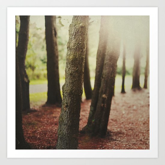LAST GLOW. Art Print