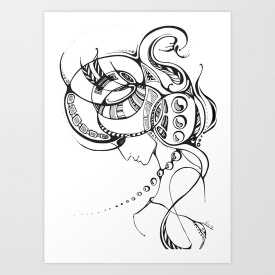SWAN Art Print