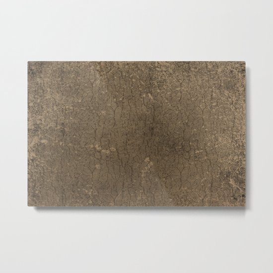 Rustic Tree Bark Pattern Metal Print