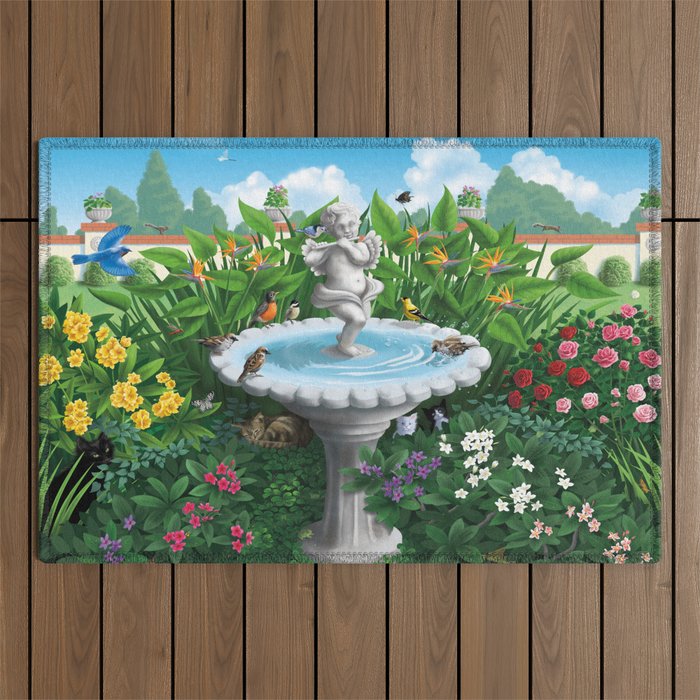 Joyful Garden Outdoor Rug