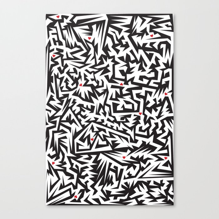 Get Wallpaper Love Labyrinth Canvas Print By Aureliescour Society6 Desktop Wallpaper