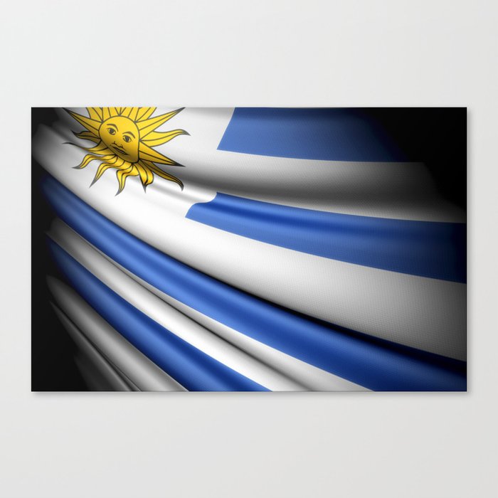 Flag of Uruguay Canvas Print