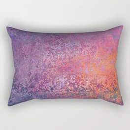 Orange Sunset with Purple Hues | Saletta Home Decor Rectangular Pillow