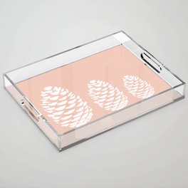 Pinecones (Graze Pink) Acrylic Tray