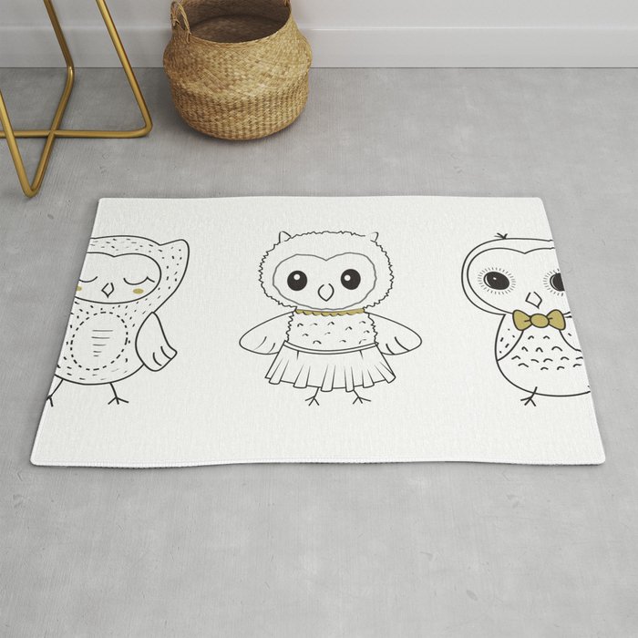 Owl Friends Rug