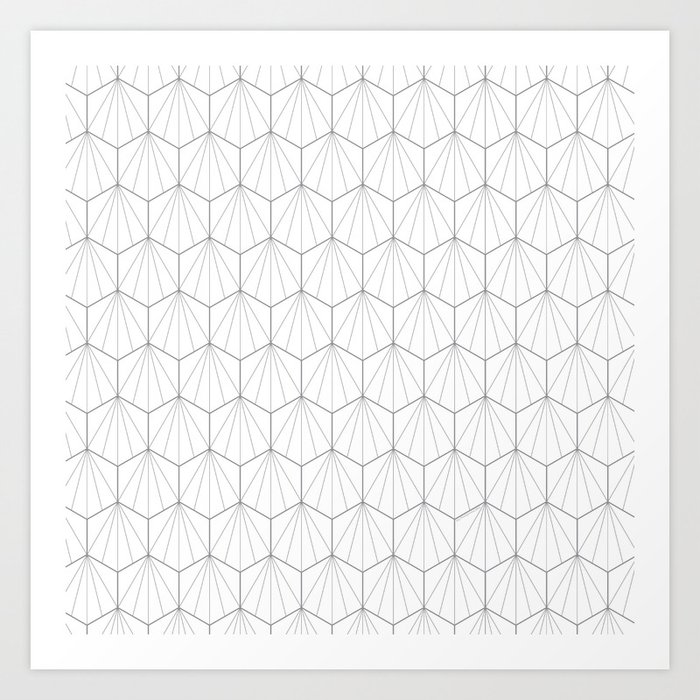 Hexagon Aspire Art Print