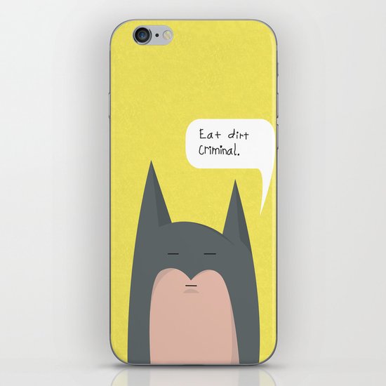 eat dirt criminal. iPhone Skin