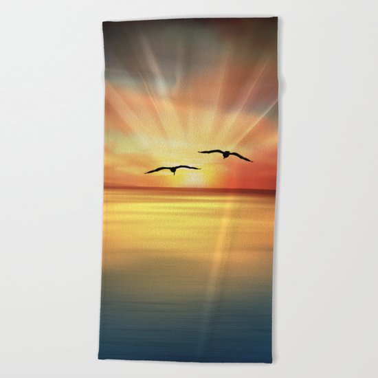 Fly With Me Beach Towel