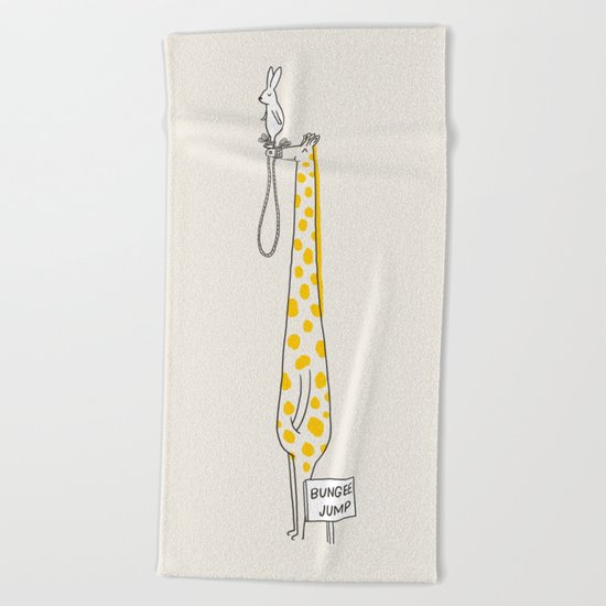 Bungee Jump Beach Towel