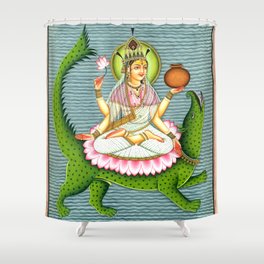 Goddess Ganga Shower Curtain