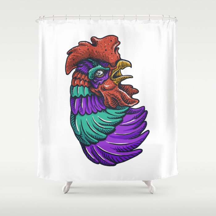El rooster Shower Curtain