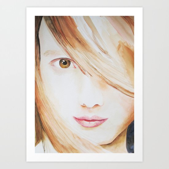 Lila Art Print