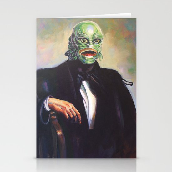 Portrait of Monsieur Gills Stationery Cards