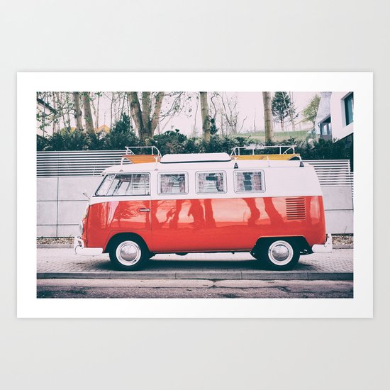 Combi car 4 Art Print