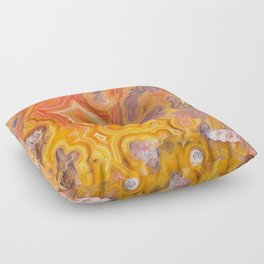 Mexican crazy lace agate pattern Floor Pillow