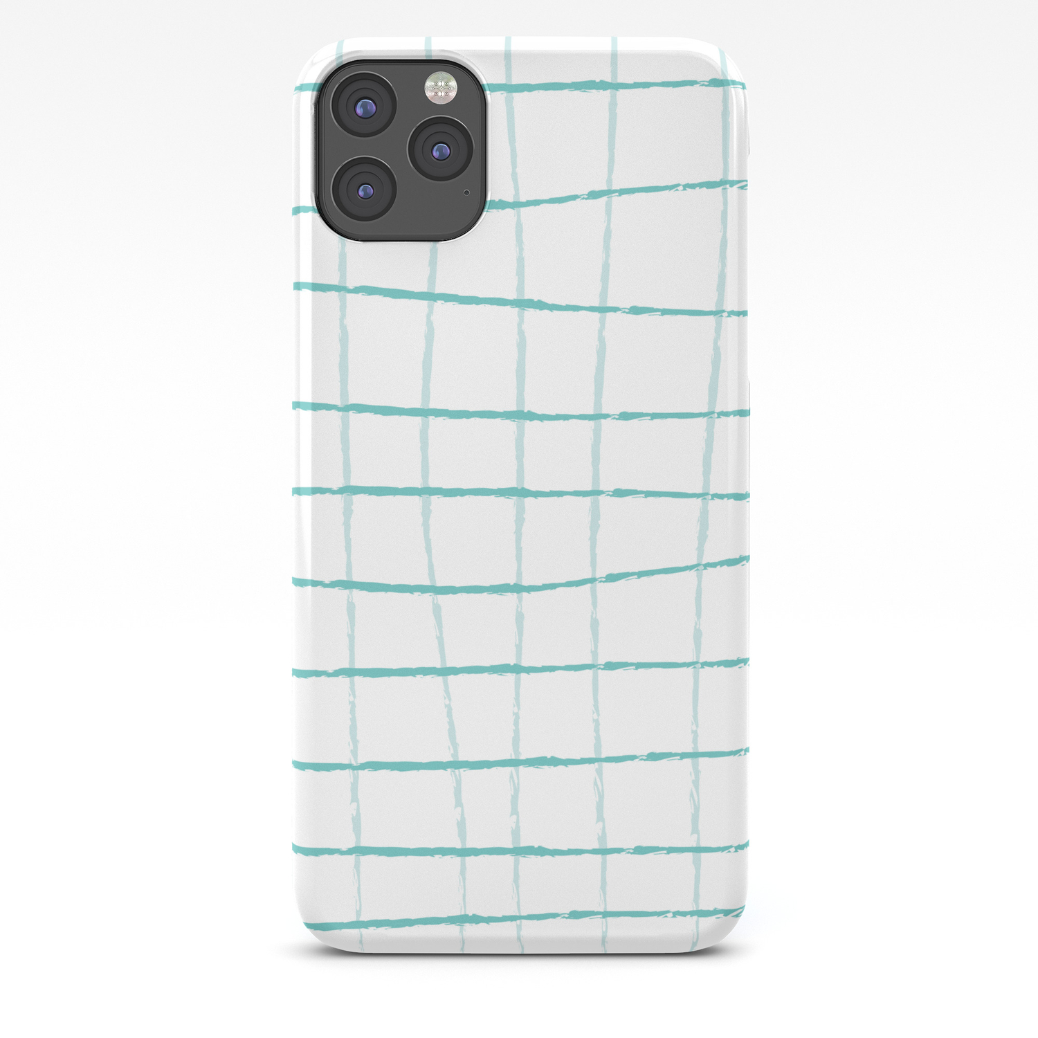 Blue Grid Wallpaper Iphone Case By Delineateyourdwelling Society6
