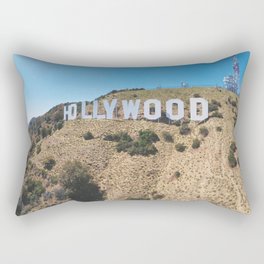 Hollywood Sign Rectangular Pillow