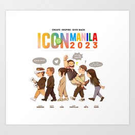Icon Manila 2023 Art Print