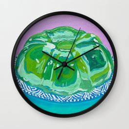 Lime Jello Wall Clock