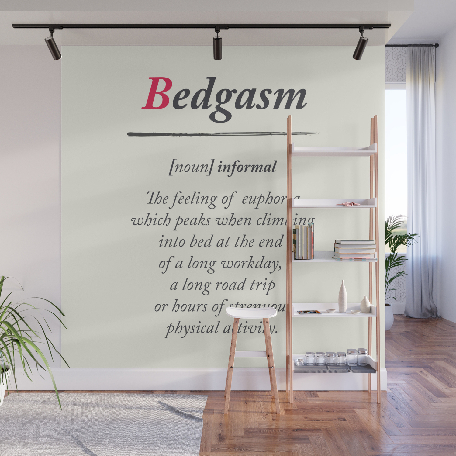 Bedgasm Dictionary Definition Word Meaning Illustration Chill