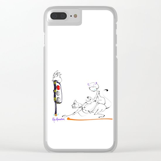 traffic lights Clear iPhone Case